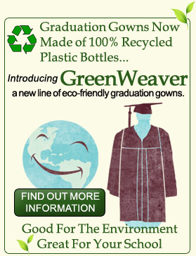 eco friendly graduation gowns