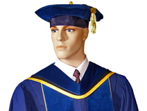 ucla doctoral phd gown and tam